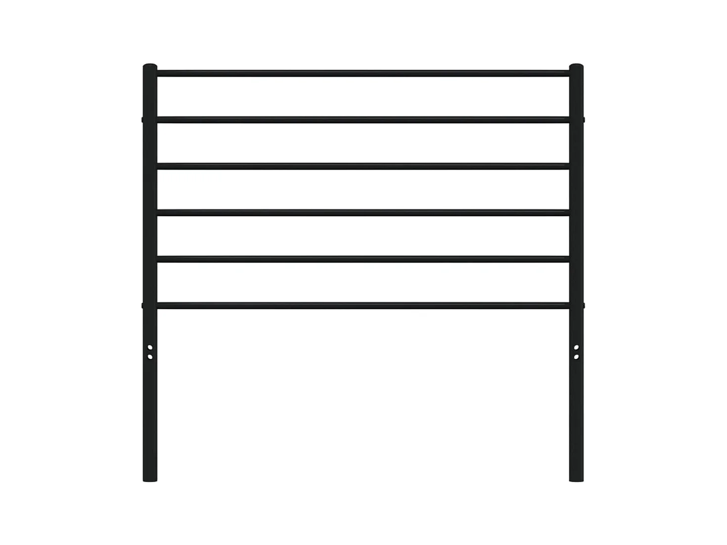 Tête de lit accessoire métal argentée 80 x 3 x 90 cm TDL0202411