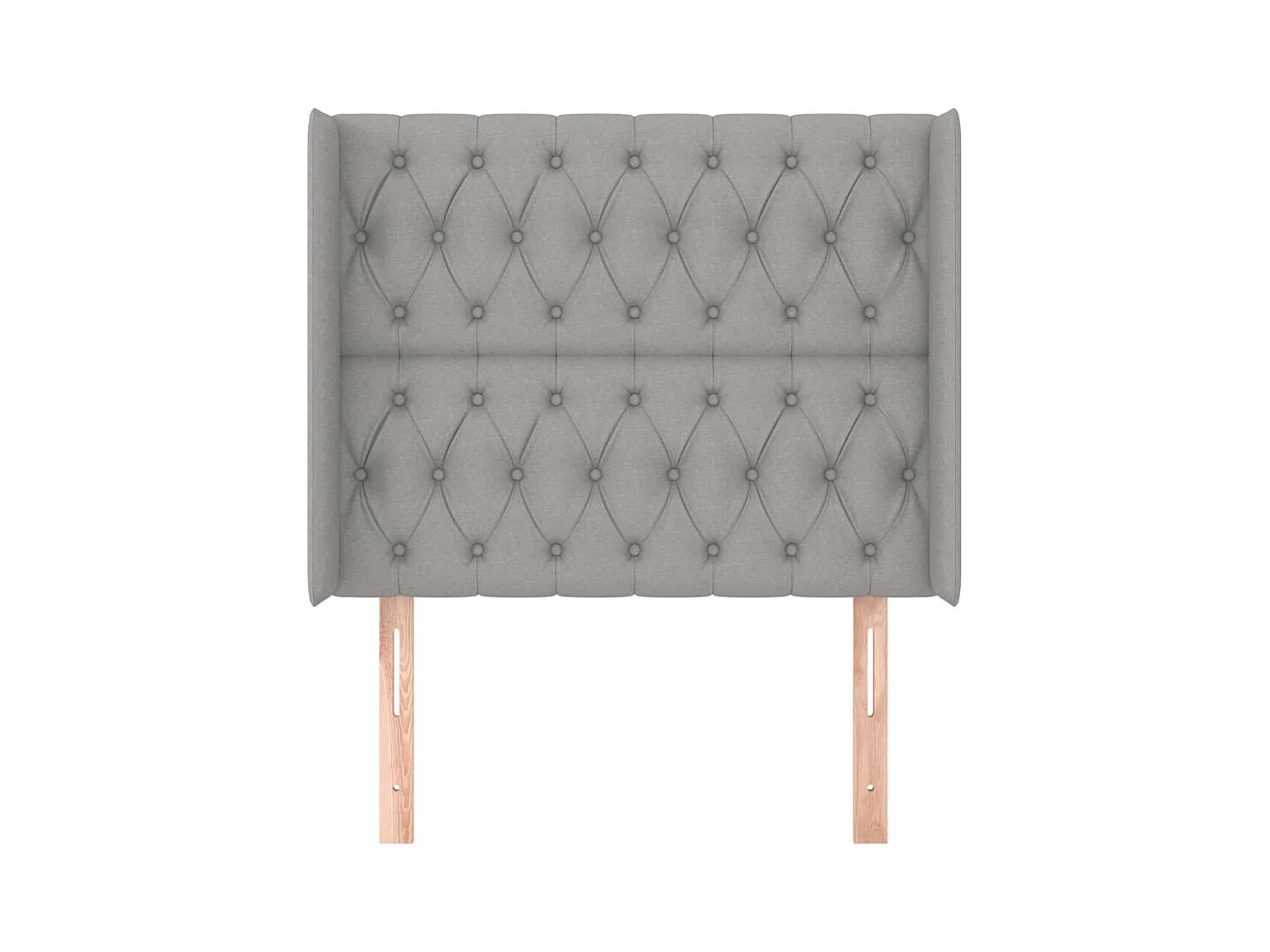 Tête de lit accessoire tissu grise 103 x 16 x 128 cm TDL0205326