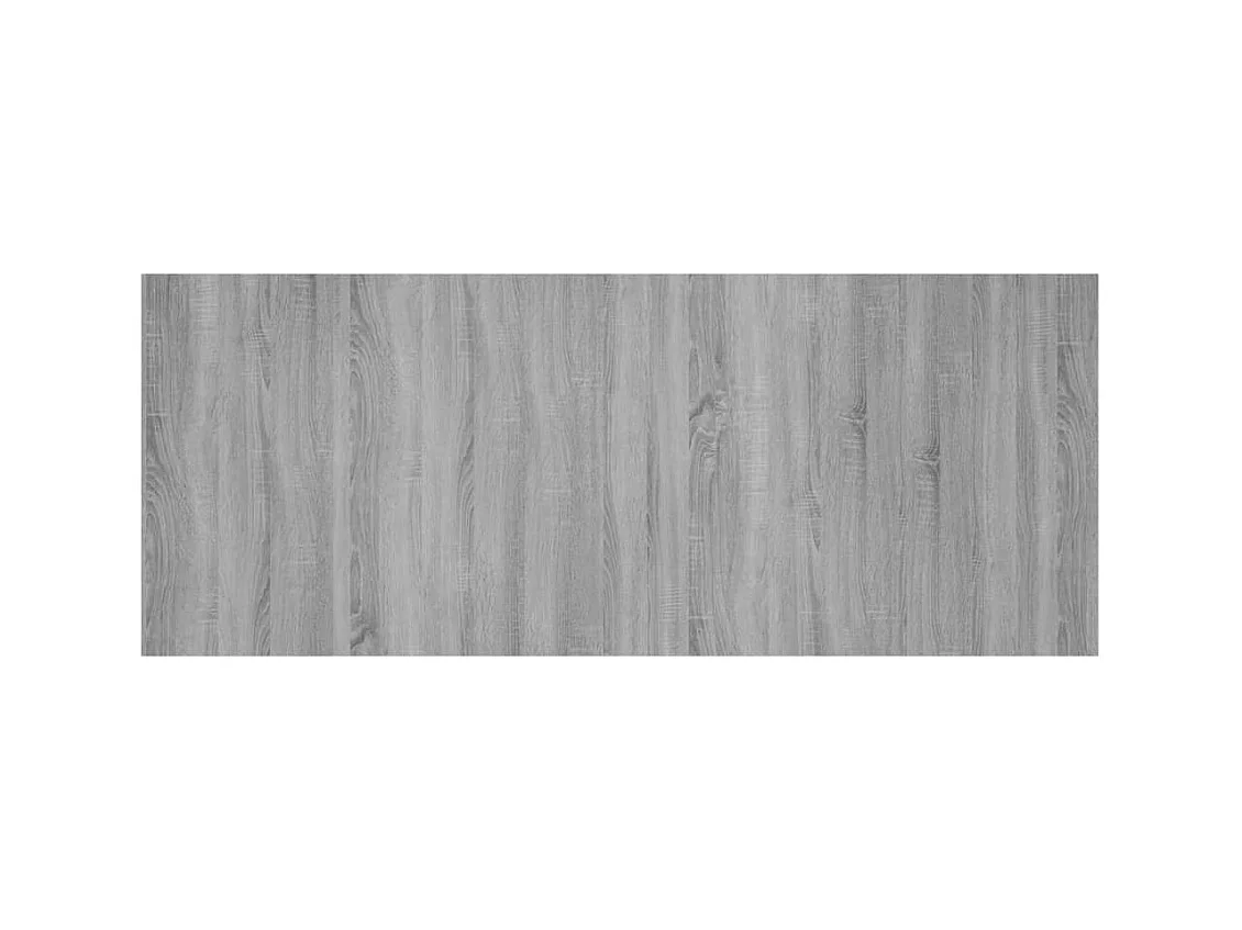 Tête de lit accessoire effet bois grise 200 x 1.5 x 80 cm TDL0202016
