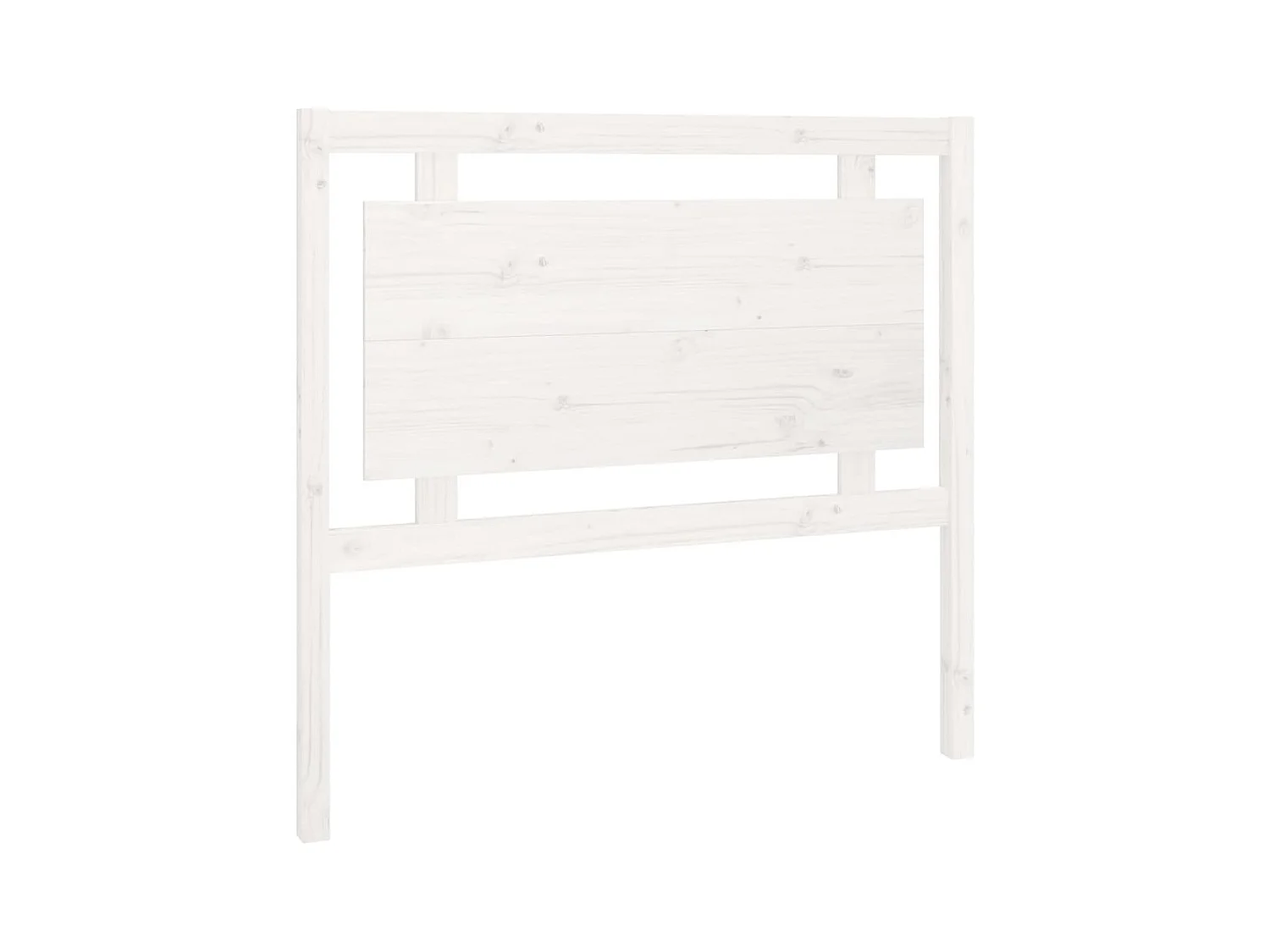 Tête de lit accessoire bois blanche 105.5 x 4 x 100 cm TDL0203953