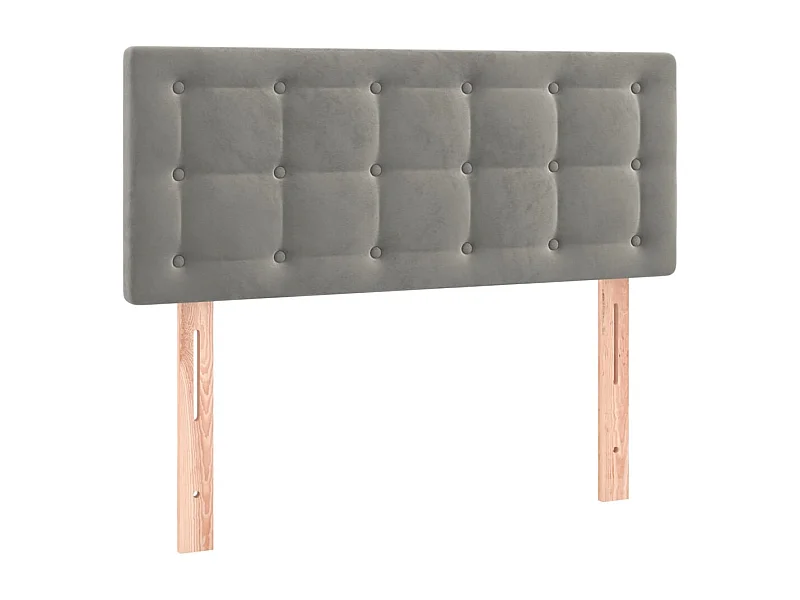 Tête de lit accessoire tissu grise 100 x 5 x 88 cm TDL0203229