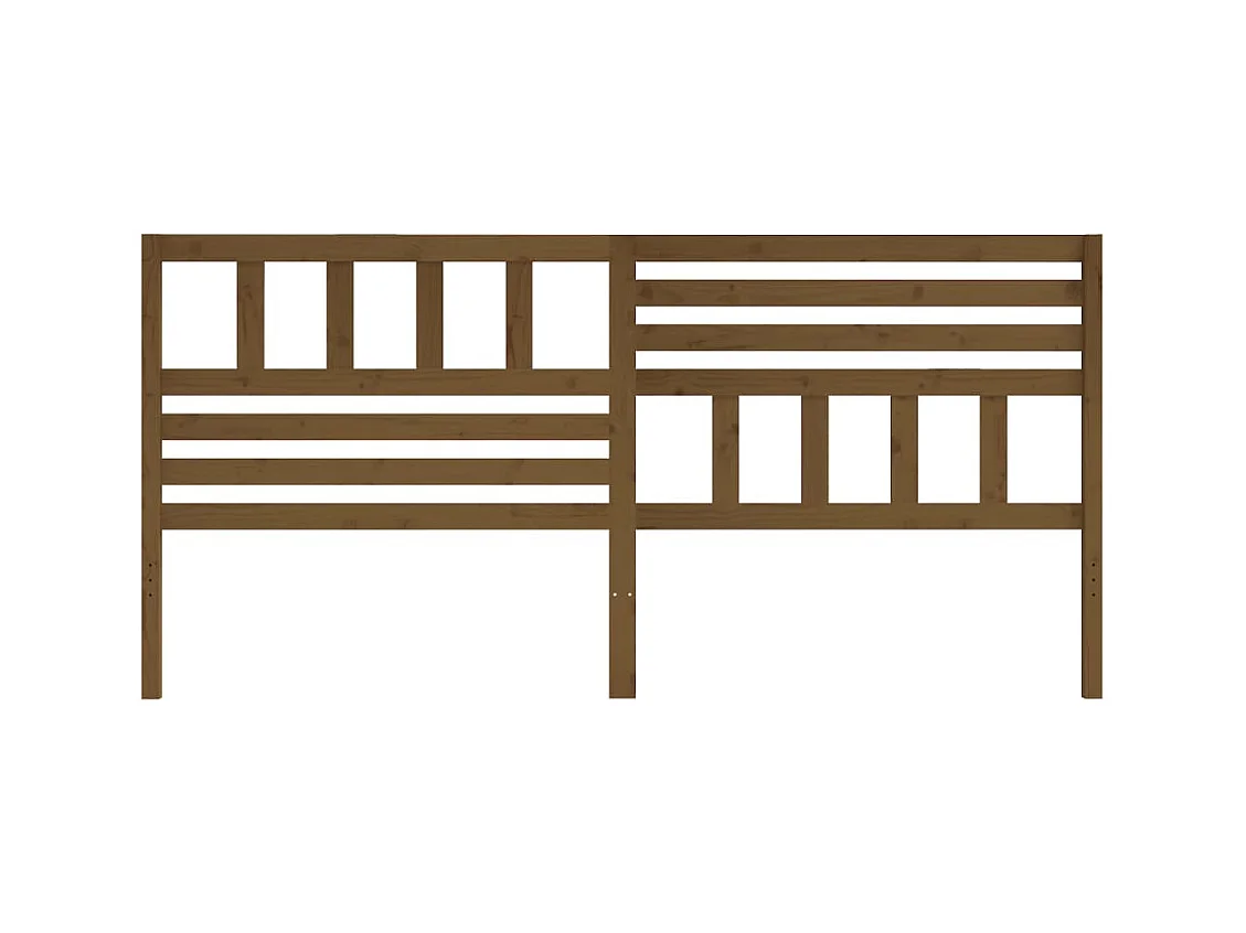 Tête de lit accessoire bois marron 186 x 4 x 100 cm TDL0202912