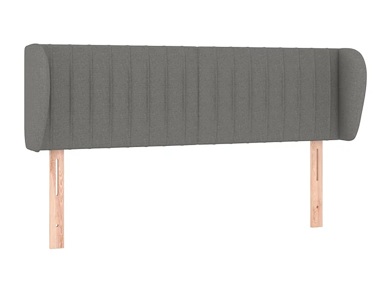 Tête de lit accessoire tissu grise 147 x 23 x 88 cm TDL0204996