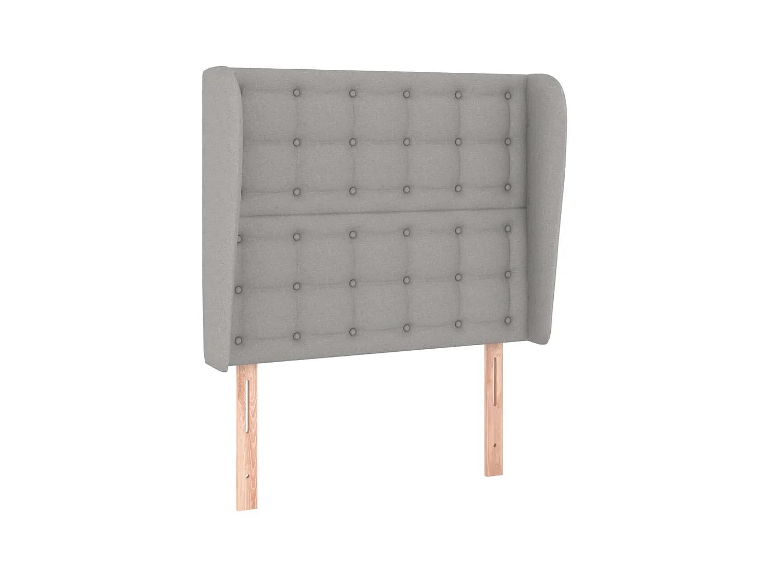 Tête de lit accessoire tissu grise 83 x 23 x 128 cm TDL0205127