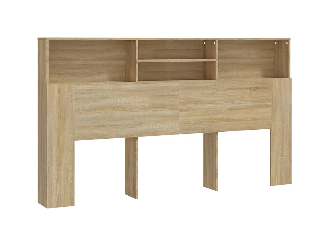 Tête de lit avec effet bois beige 180 x 19 x 103.5 cm TDL0200046