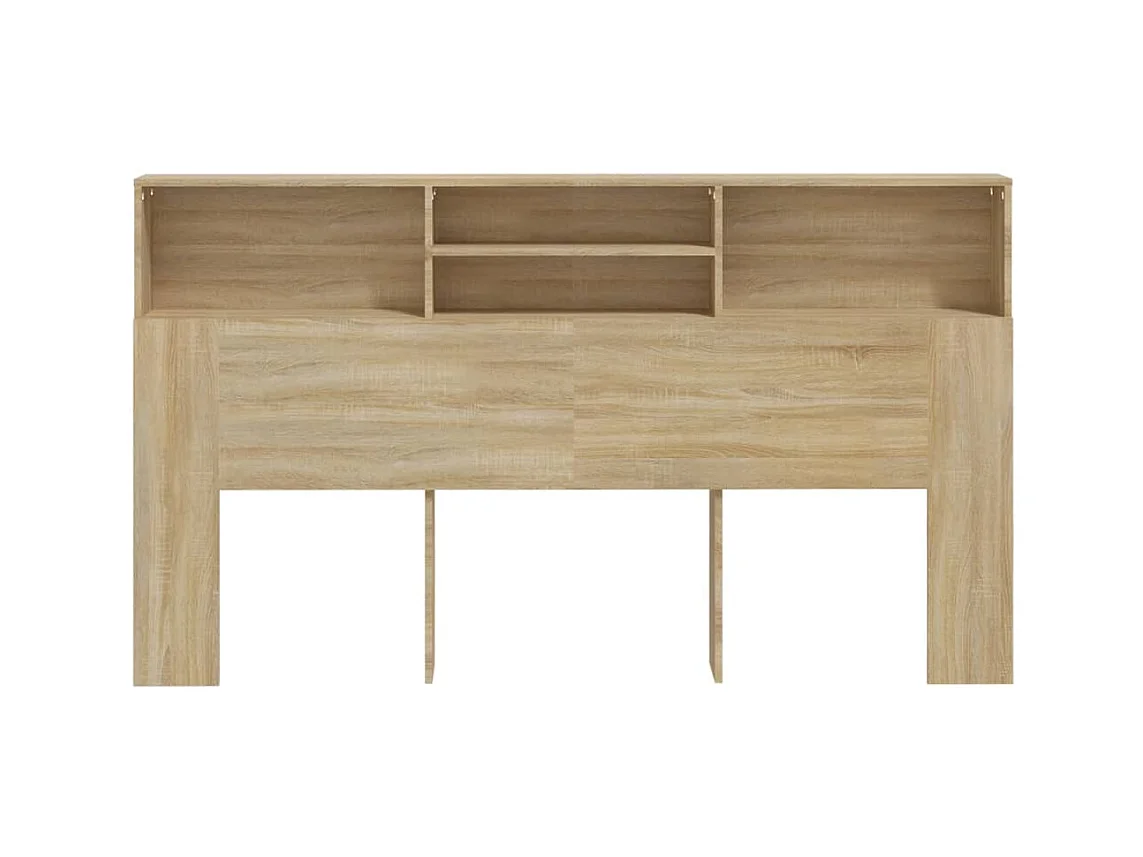 Tête de lit avec effet bois beige 180 x 19 x 103.5 cm TDL0200046