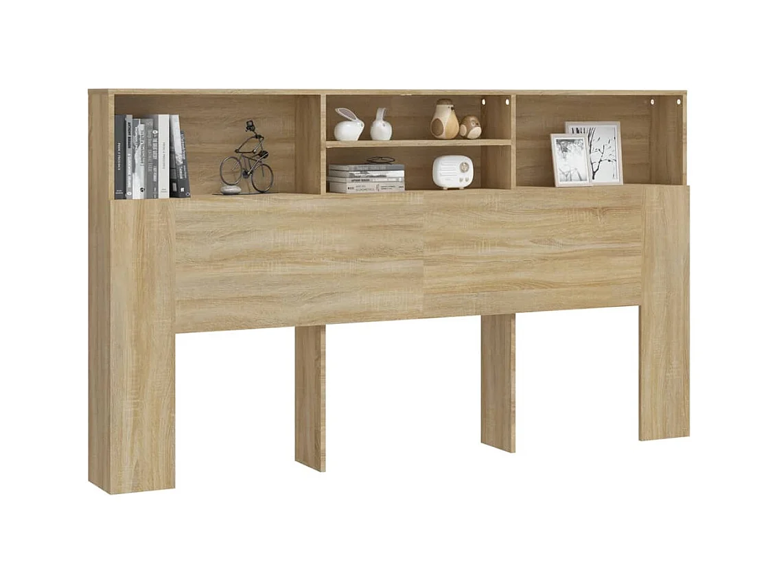 Tête de lit avec effet bois beige 180 x 19 x 103.5 cm TDL0200046