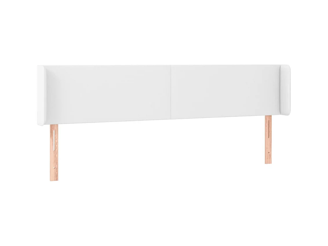 Tête de lit accessoire blanche 203 x 16 x 88 cm TDL0205782