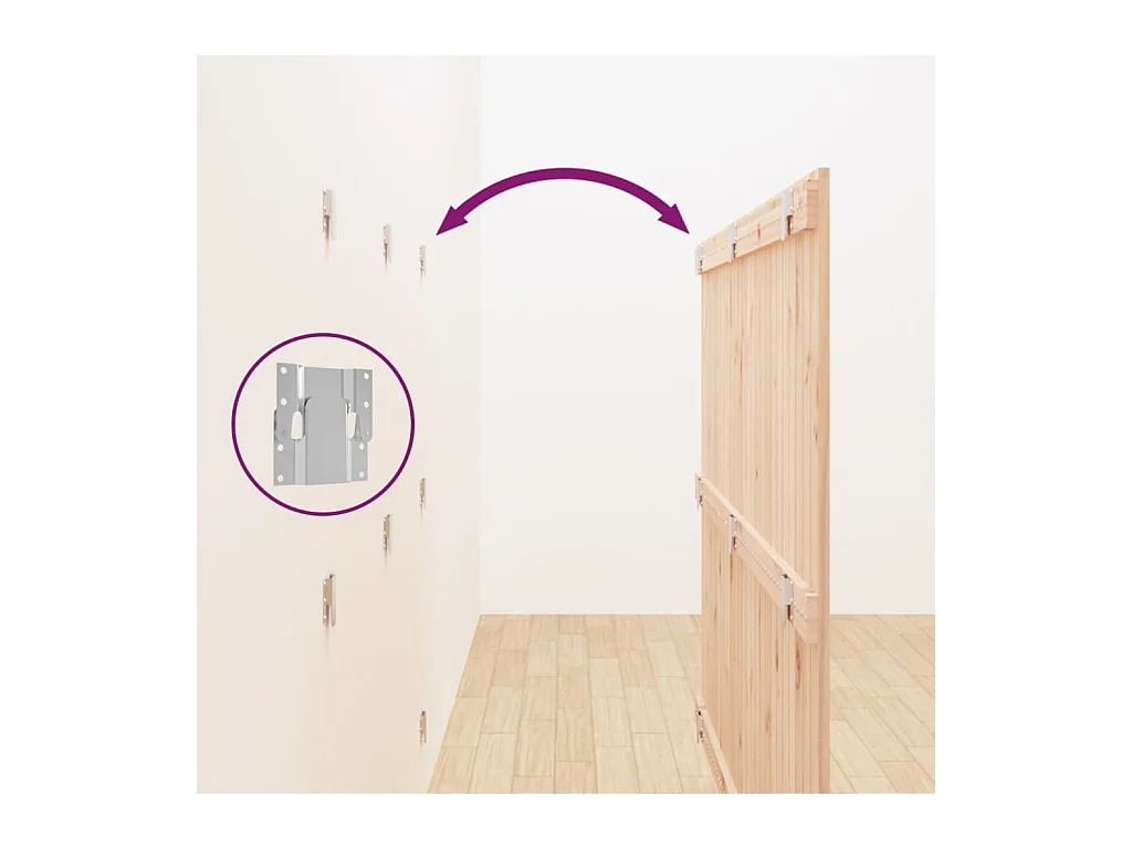 Tête de lit accessoire bois marron 166 x 3 x 110 cm TDL0202766