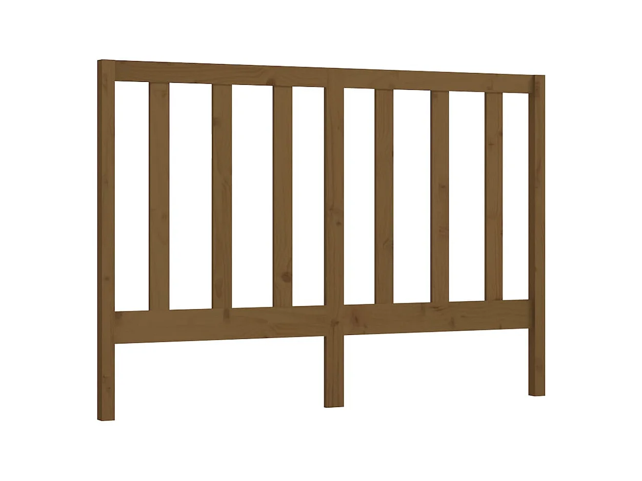 Tête de lit accessoire bois marron 166 x 4 x 100 cm TDL0202939
