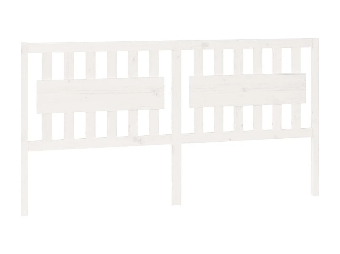 Tête de lit accessoire bois blanche 185.5 x 4 x 100 cm TDL0203765