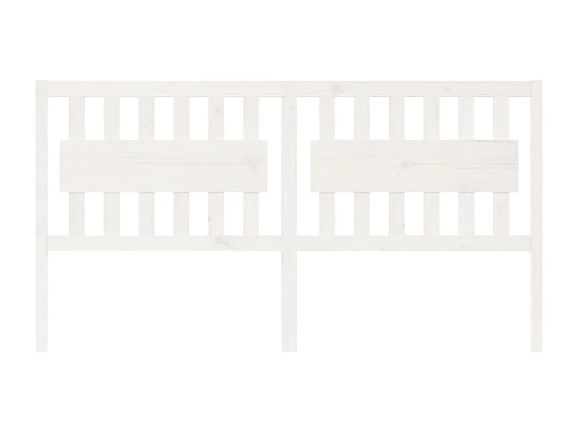 Tête de lit accessoire bois blanche 185.5 x 4 x 100 cm TDL0203765
