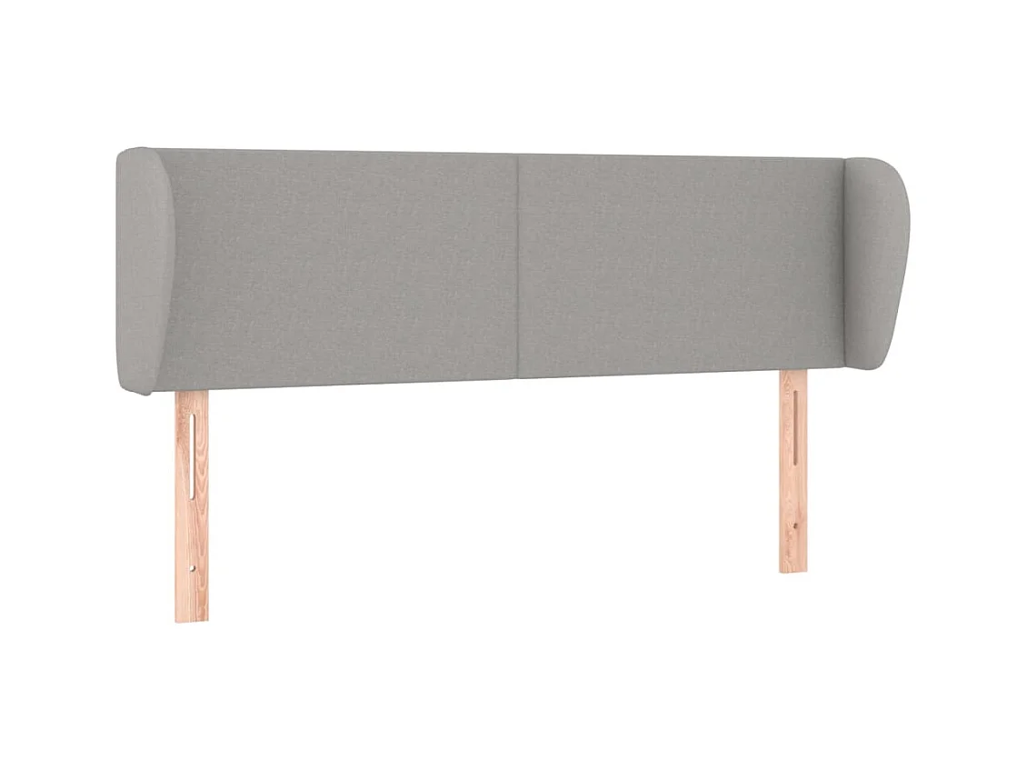 Tête de lit accessoire tissu grise 147 x 23 x 88 cm TDL0205240