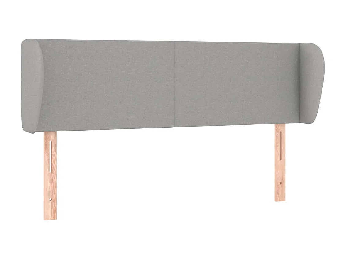 Tête de lit accessoire tissu grise 147 x 23 x 88 cm TDL0205240