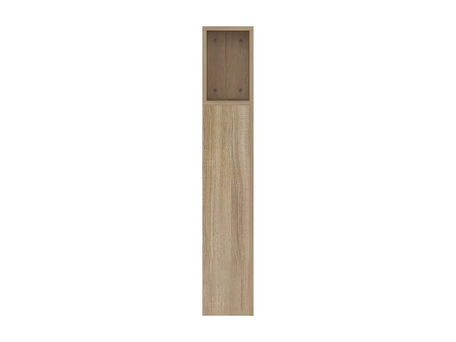 Tête de lit avec effet bois beige 160 x 18.5 x 104.5 cm TDL0200048
