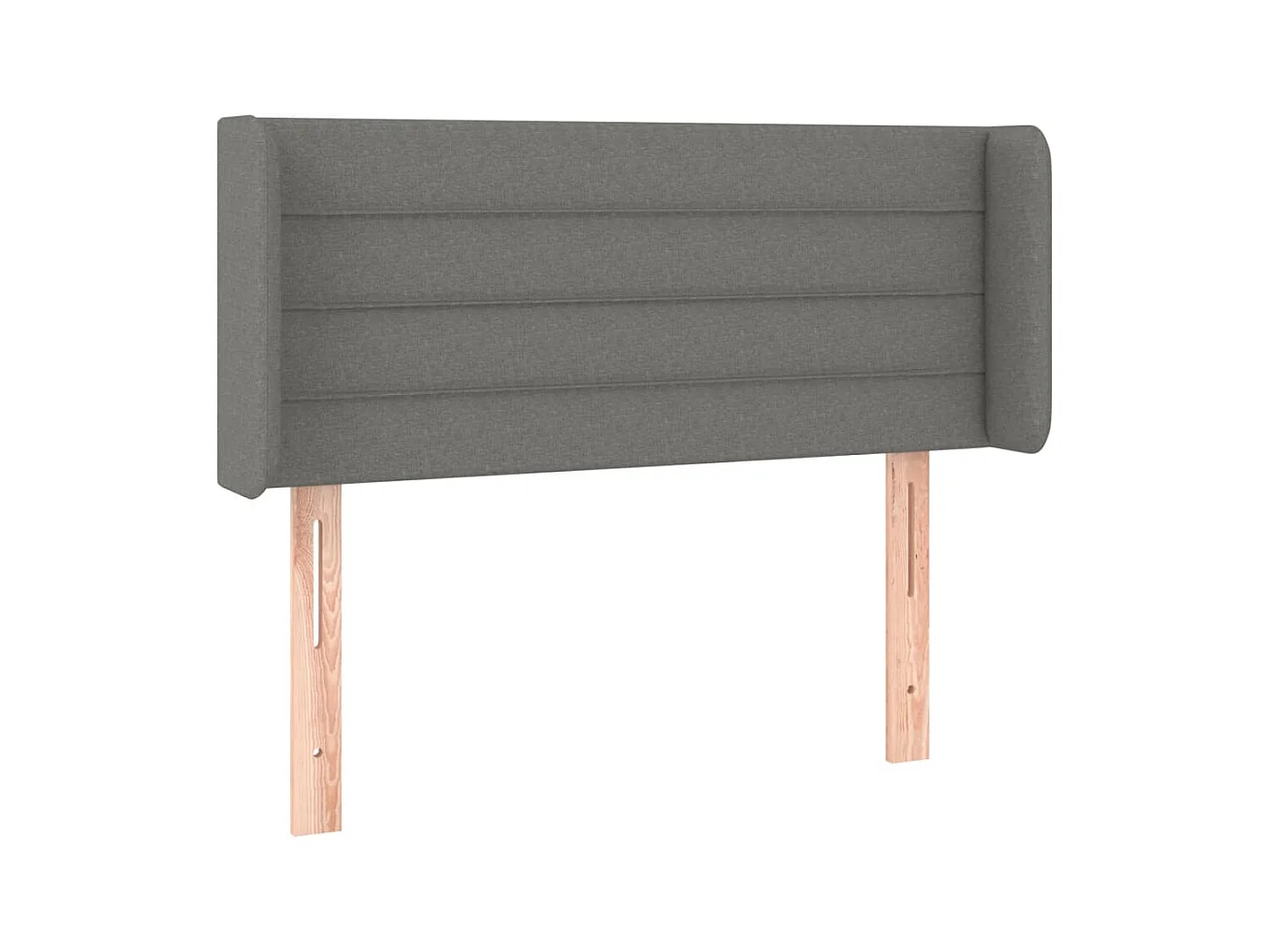 Tête de lit accessoire tissu grise 93 x 16 x 78 cm TDL0200981