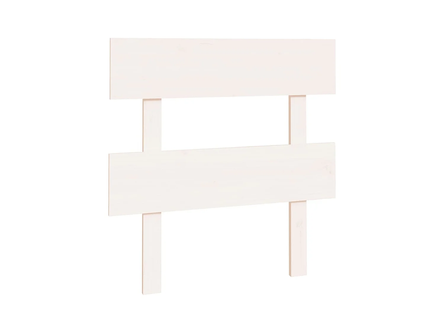 Tête de lit accessoire bois blanche 93.5 x 3 x 81 cm TDL0203670
