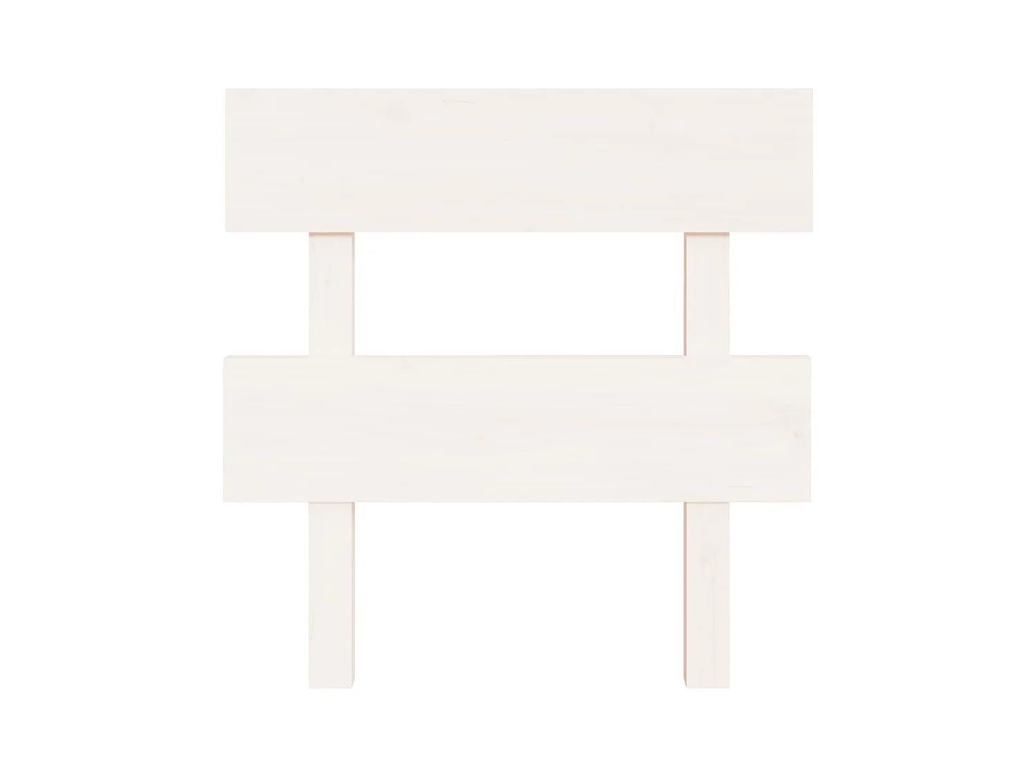 Tête de lit accessoire bois blanche 93.5 x 3 x 81 cm TDL0203670