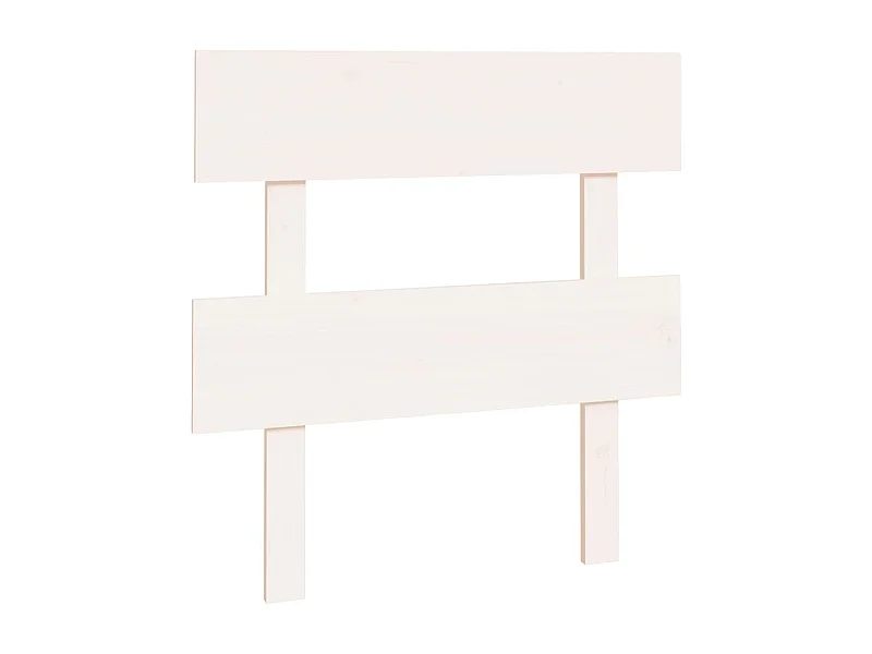 Tête de lit accessoire bois blanche 93.5 x 3 x 81 cm TDL0203670