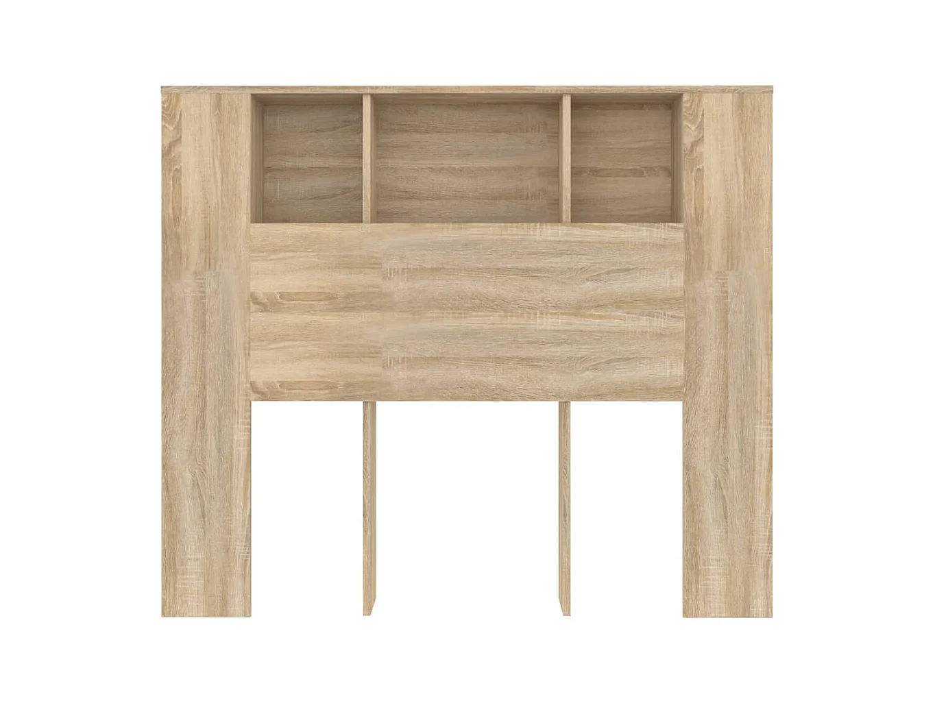 Tête de lit avec effet bois beige 120 x 18.5 x 104.5 cm TDL0200052