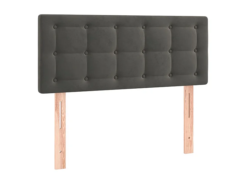 Tête de lit accessoire tissu grise 100 x 5 x 88 cm TDL0203191