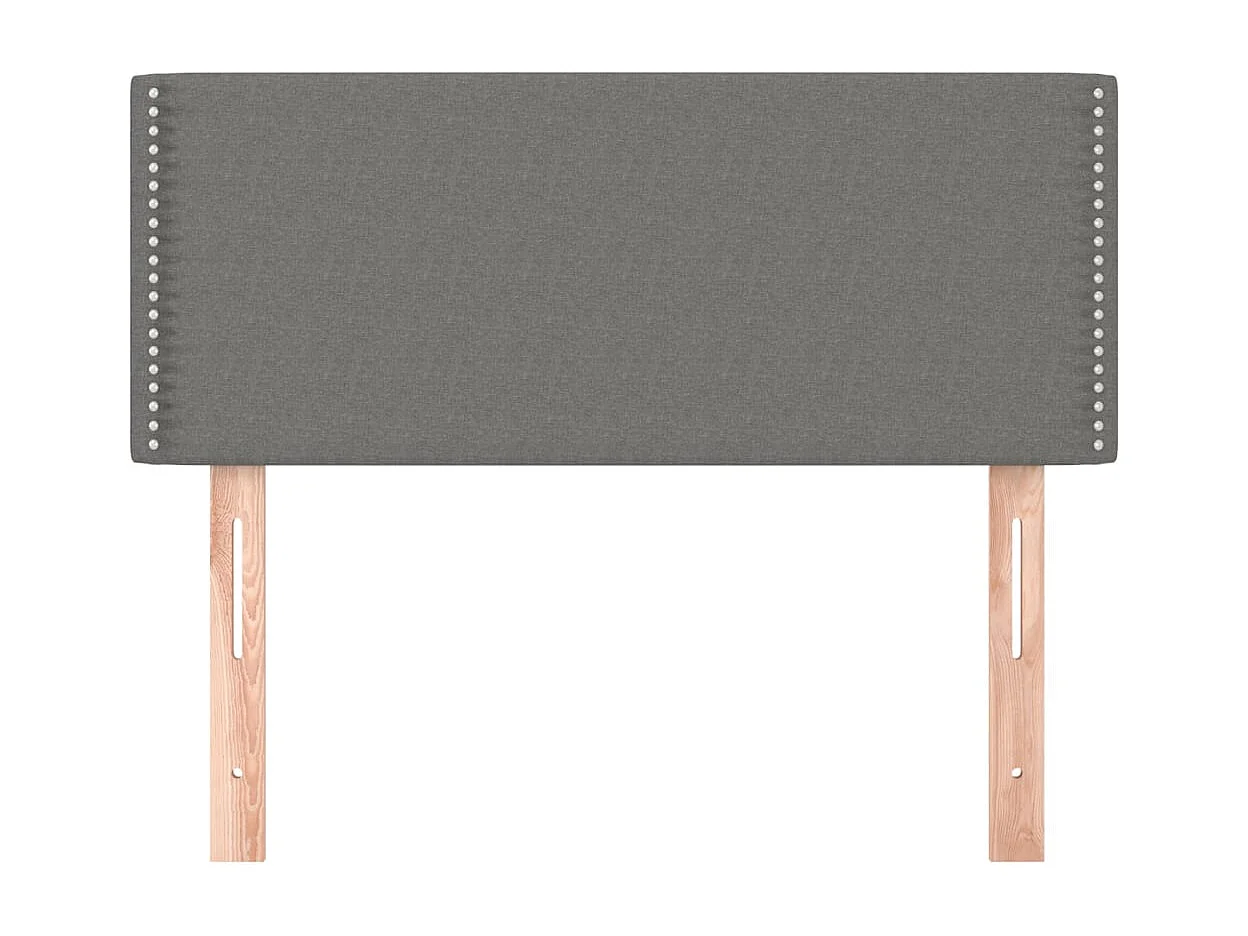 Tête de lit accessoire tissu grise 100 x 5 x 88 cm TDL0203194