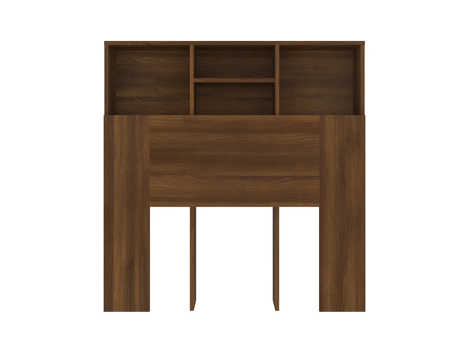 Tête de lit avec effet bois marron 100 x 19 x 103.5 cm TDL0200067