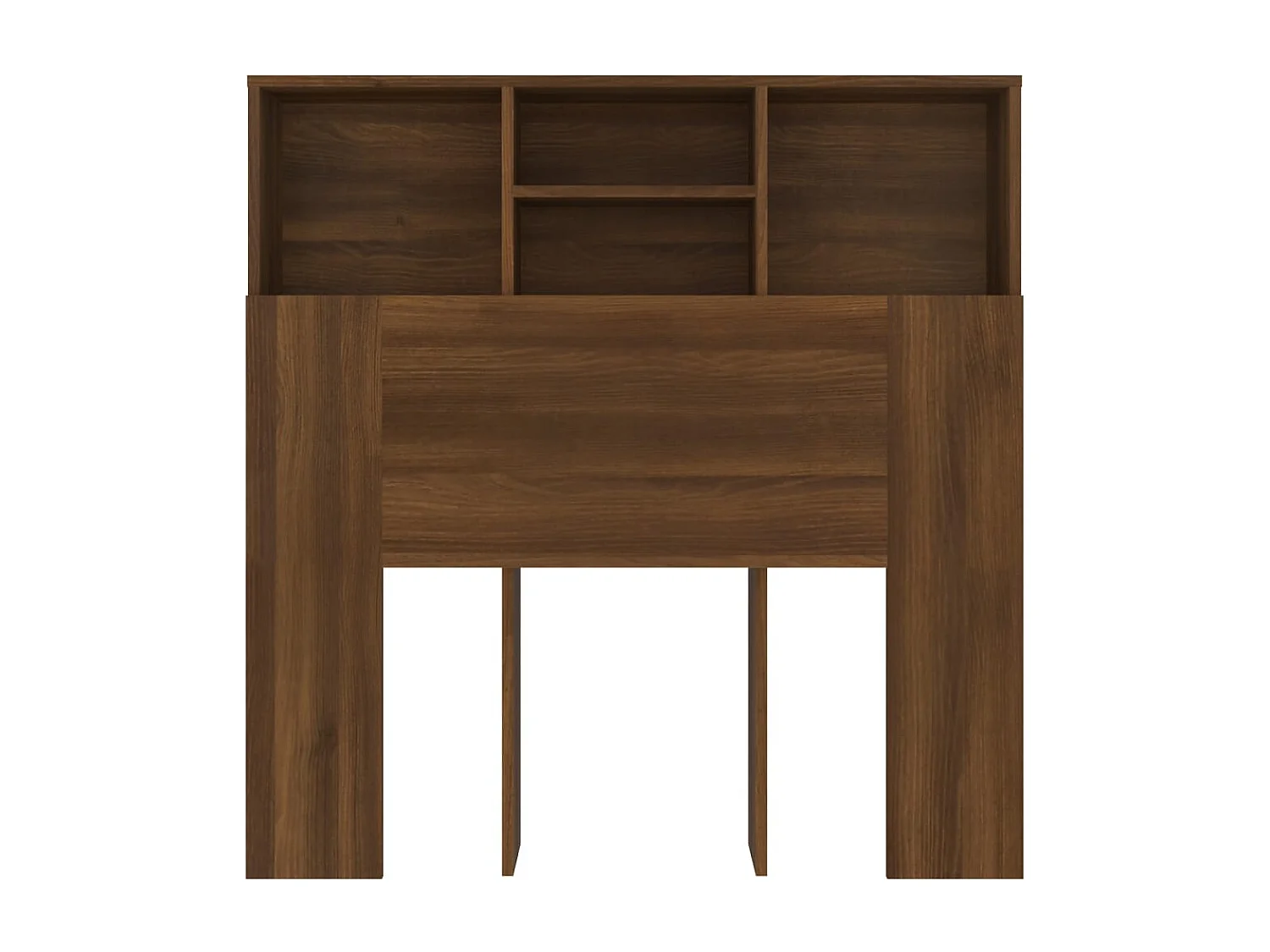 Tête de lit avec effet bois marron 100 x 19 x 103.5 cm TDL0200067