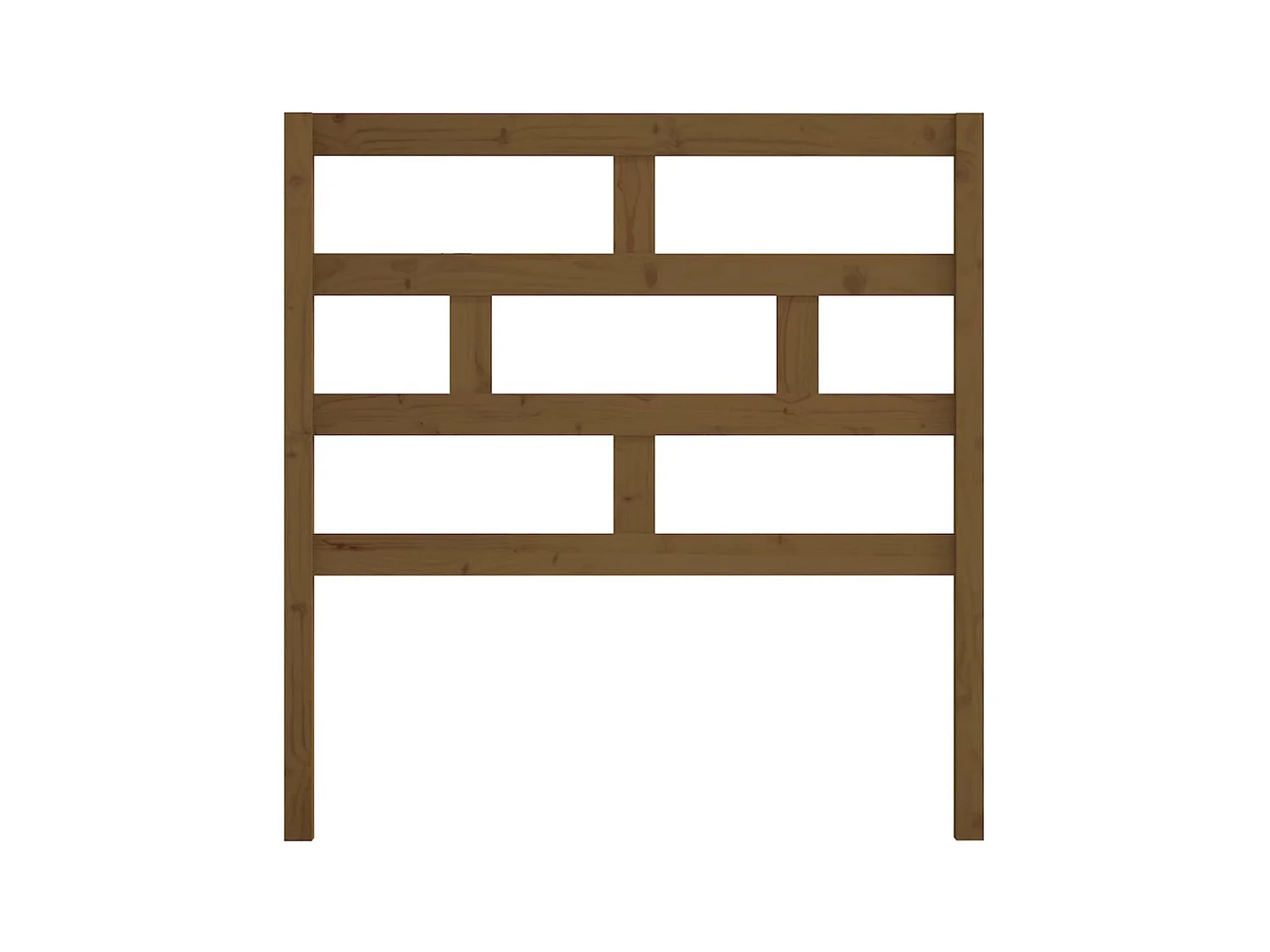 Tête de lit accessoire bois marron 106 x 4 x 100 cm TDL0203102