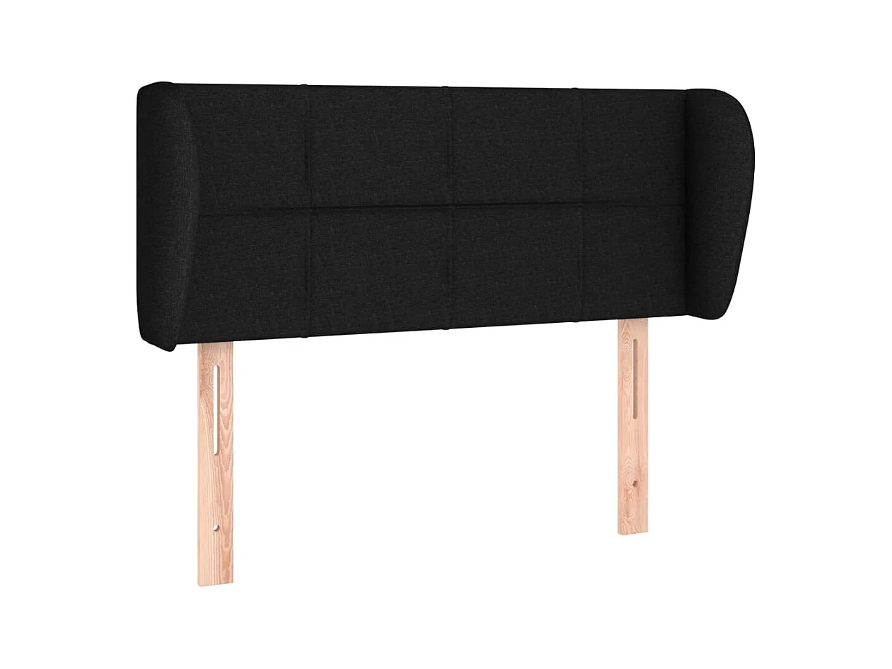 Tête de lit accessoire tissu noire 103 x 23 x 88 cm TDL0204595