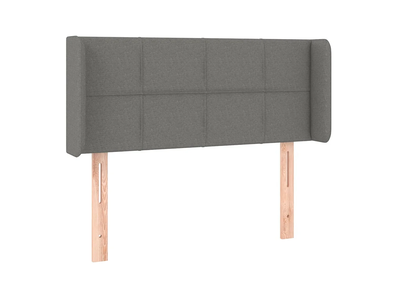 Tête de lit accessoire tissu grise 83 x 16 x 88 cm TDL0204906