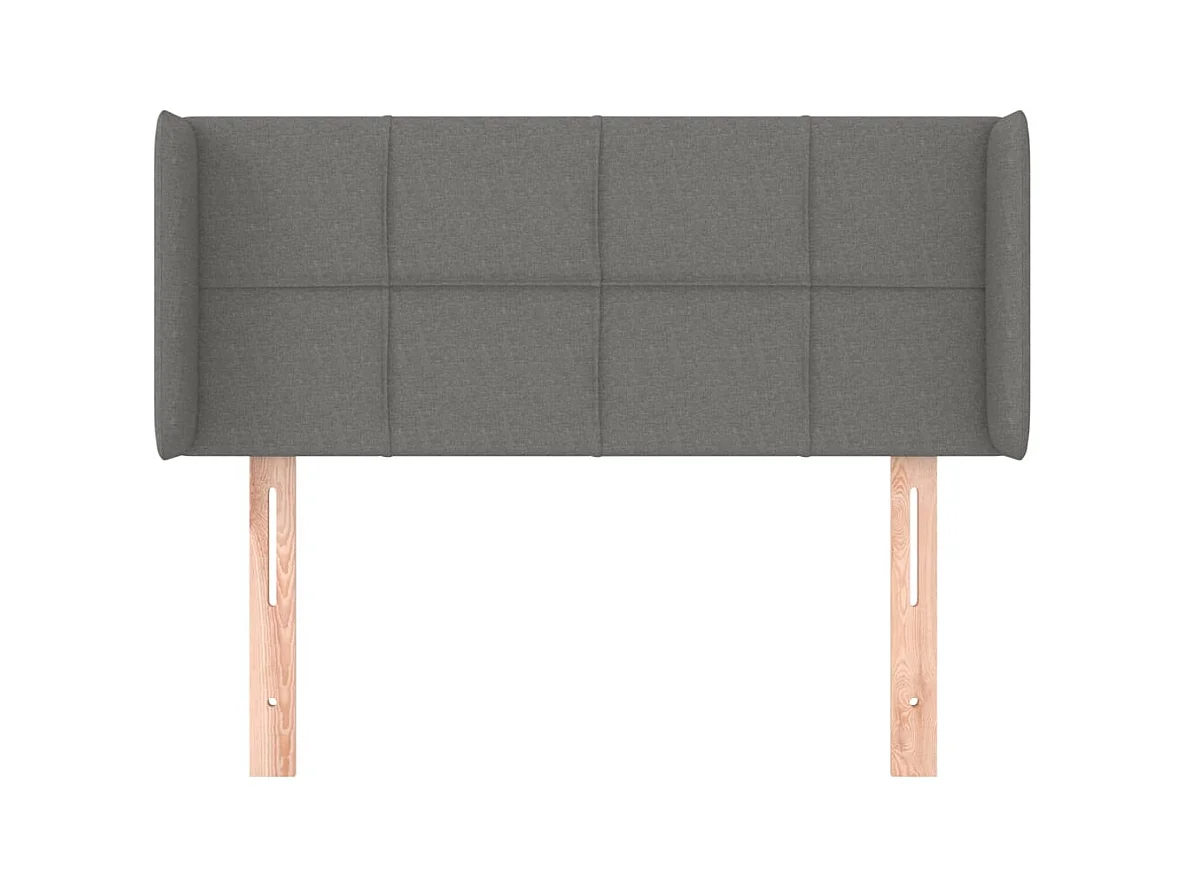 Tête de lit accessoire tissu grise 83 x 16 x 88 cm TDL0204906