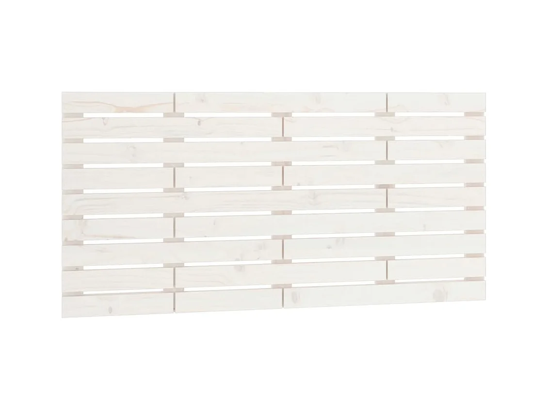 Tête de lit accessoire bois blanche 126 x 3 x 63 cm TDL0202733