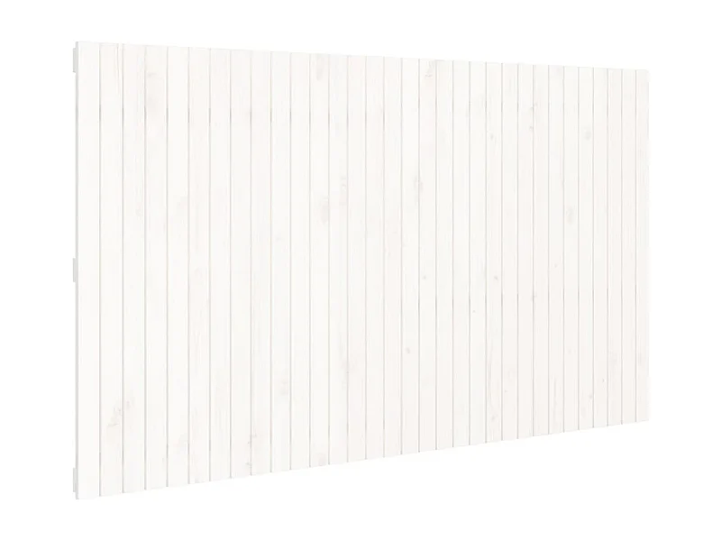 Tête de lit accessoire bois blanche 204 x 3 x 110 cm TDL0202697