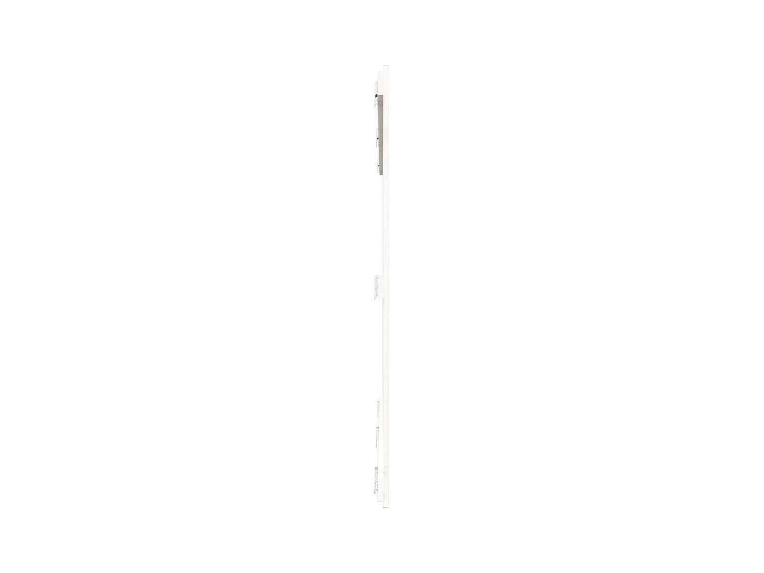 Tête de lit accessoire bois blanche 204 x 3 x 110 cm TDL0202697
