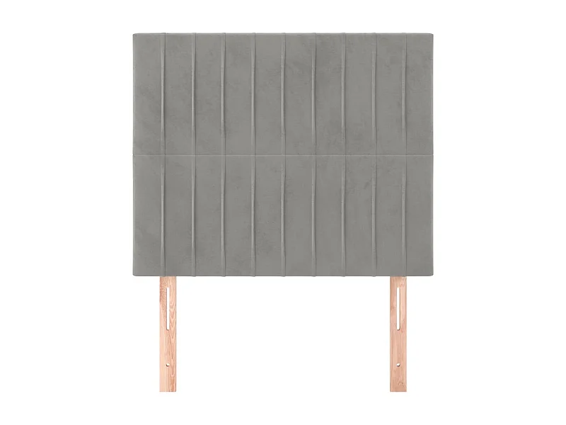 Tête de lit accessoire tissu grise 80 x 5 x 128 cm TDL0206414