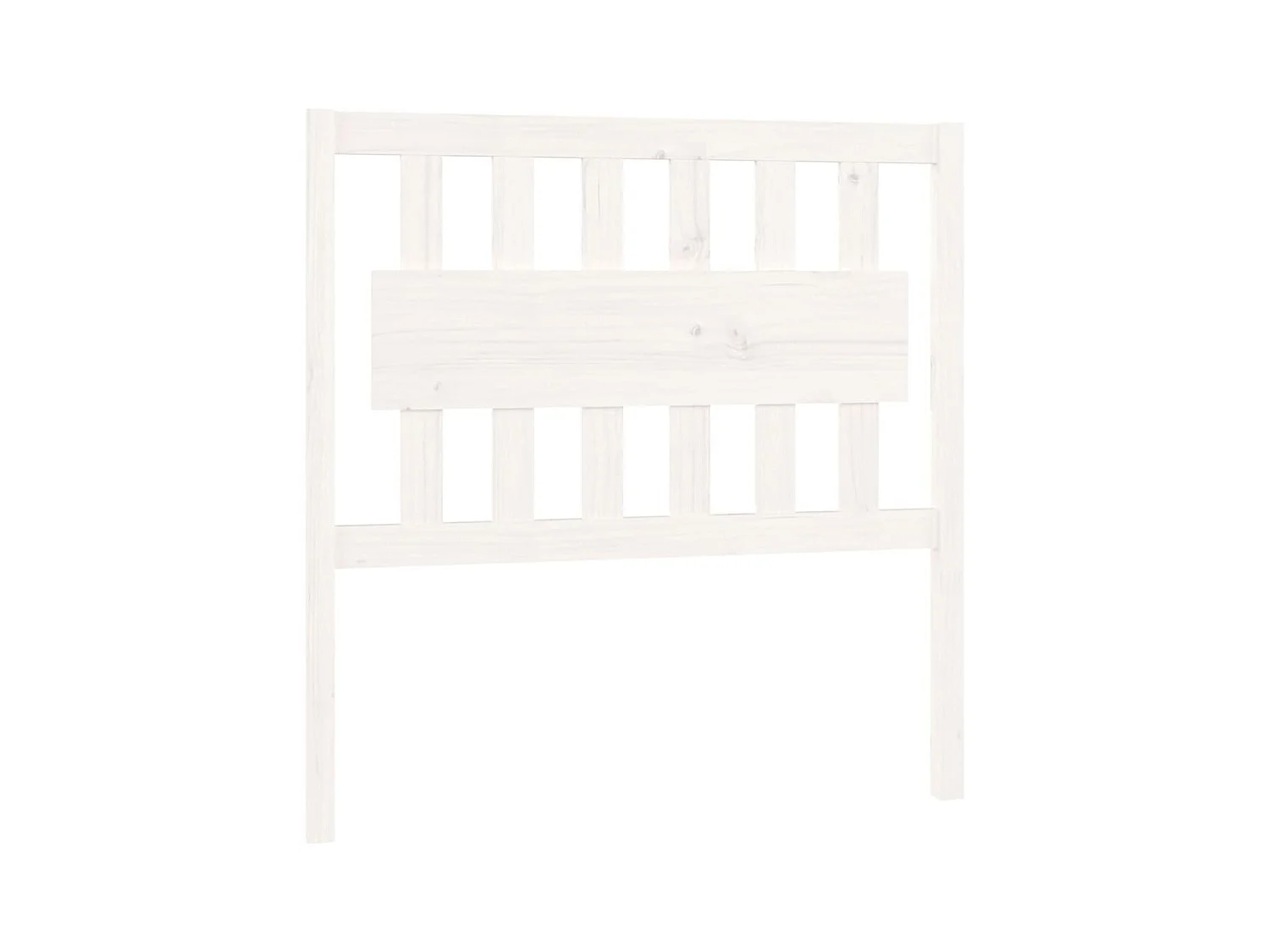 Tête de lit accessoire bois blanche 95.5 x 4 x 100 cm TDL0203660