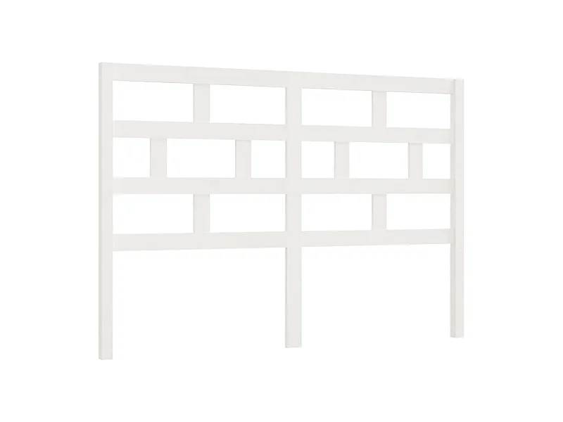 Tête de lit accessoire bois blanche 141 x 4 x 100 cm TDL0203881