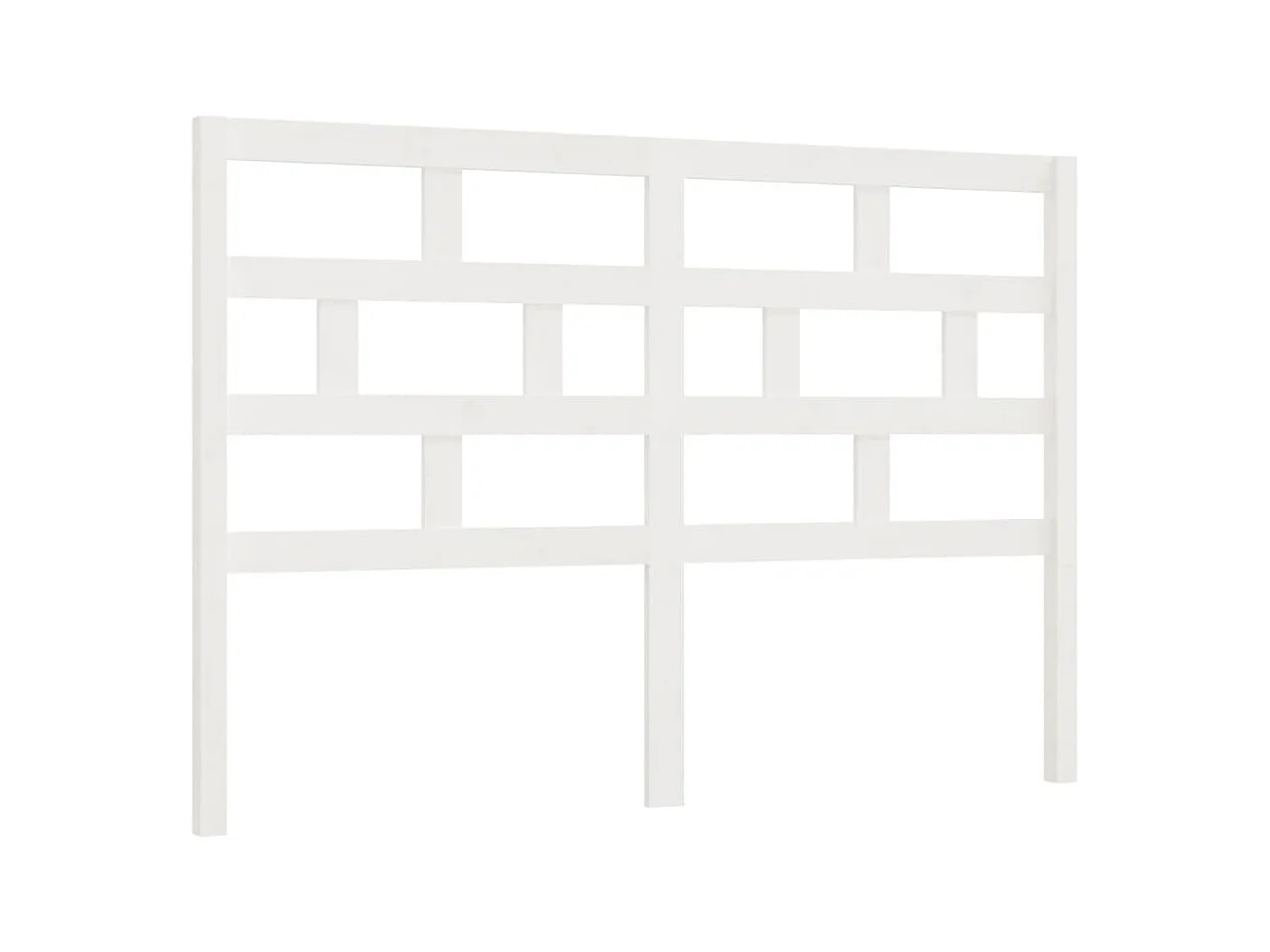 Tête de lit accessoire bois blanche 141 x 4 x 100 cm TDL0203881