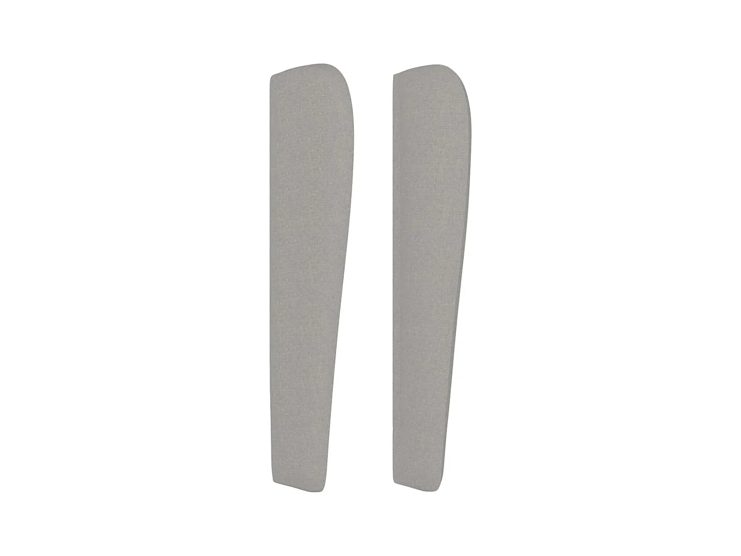 Tête de lit accessoire tissu grise 103 x 23 x 128 cm TDL0205300