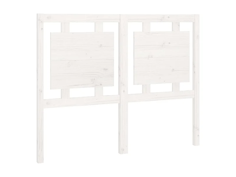 Tête de lit accessoire bois blanche 125.5 x 4 x 100 cm TDL0203924