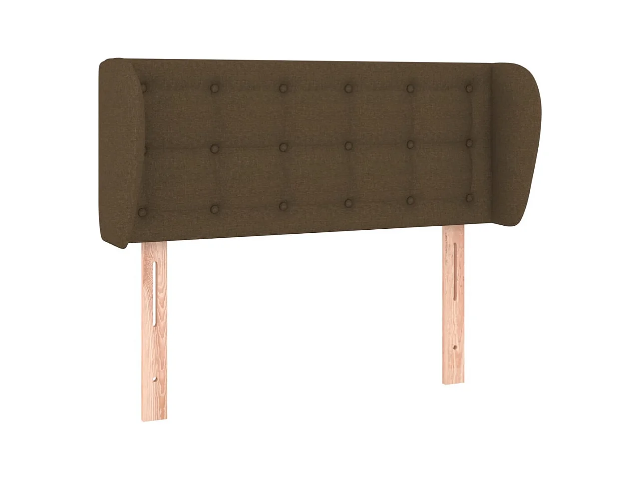 Tête de lit accessoire tissu marron 93 x 23 x 88 cm TDL0204637