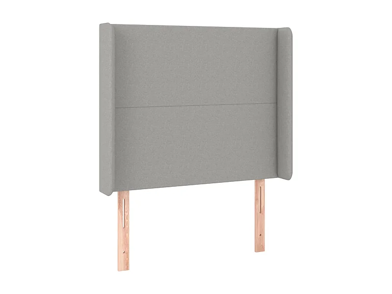 Tête de lit accessoire tissu grise 103 x 16 x 128 cm TDL0205323