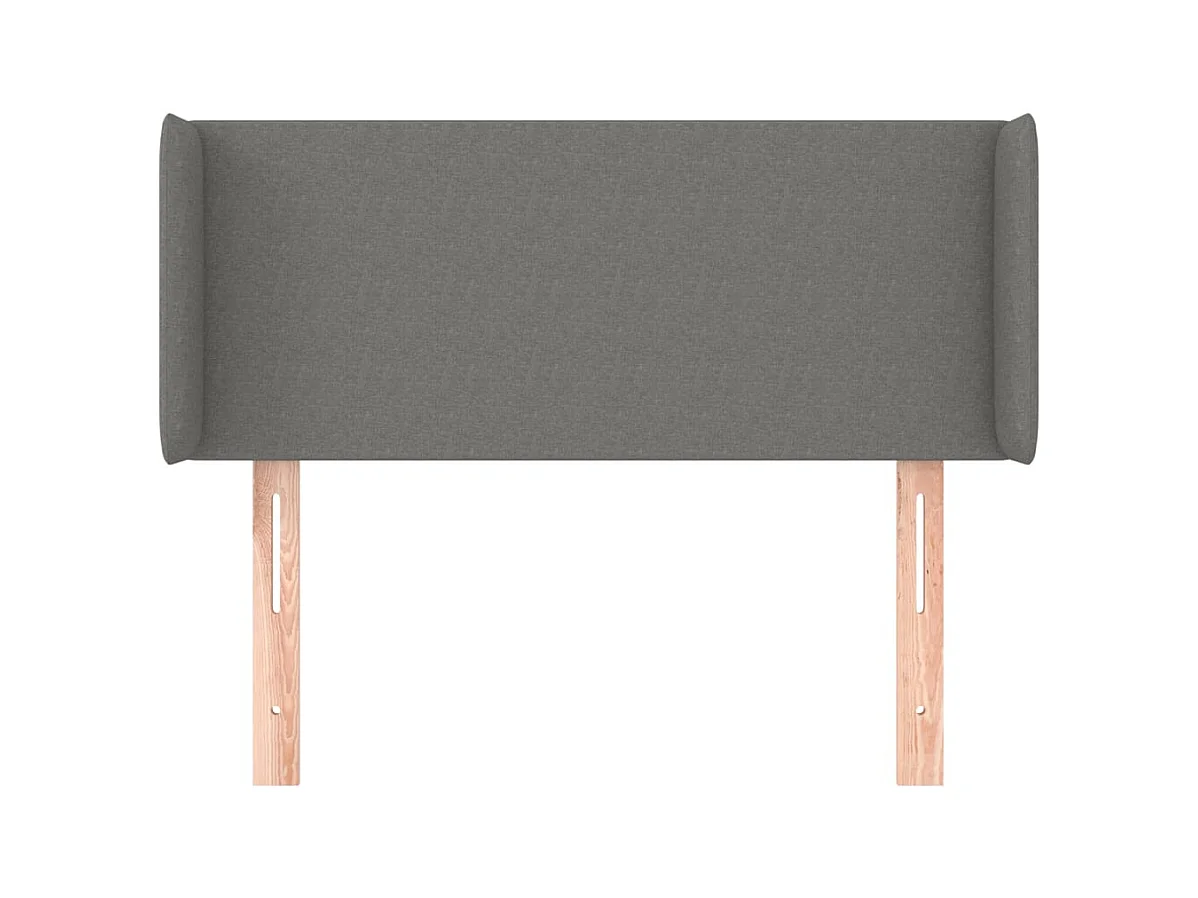 Tête de lit accessoire tissu grise 103 x 16 x 88 cm TDL0205064