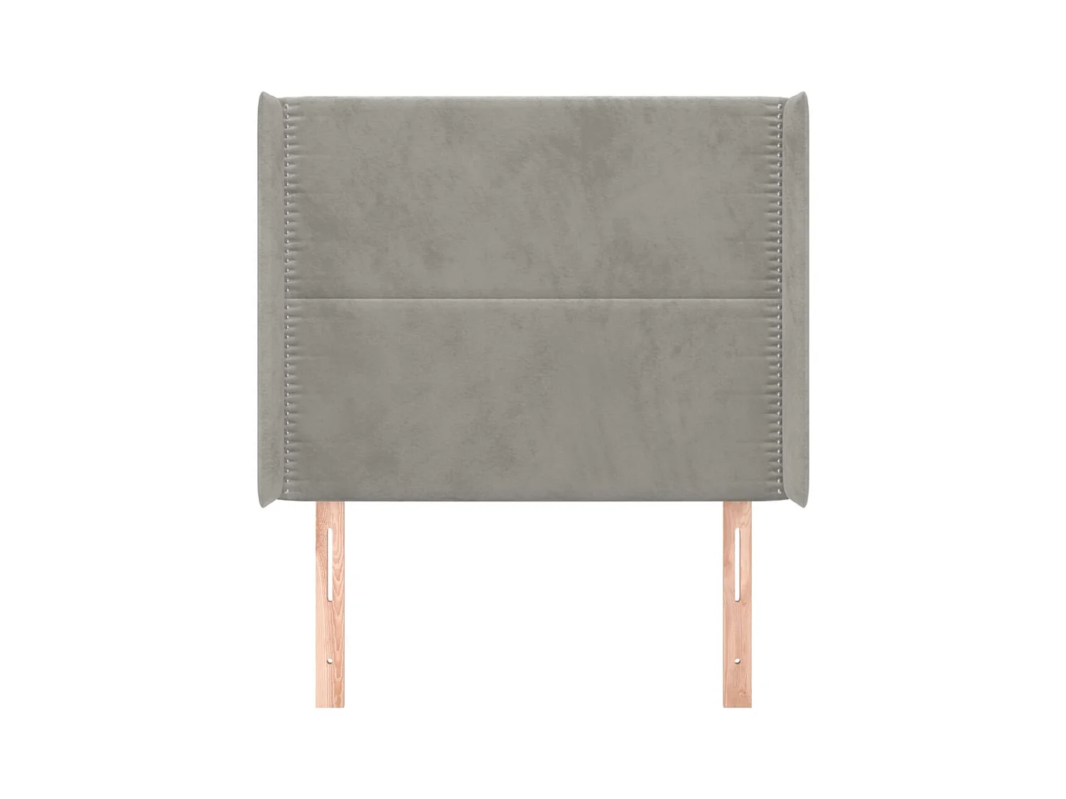 Tête de lit accessoire tissu grise 103 x 16 x 128 cm TDL0205318