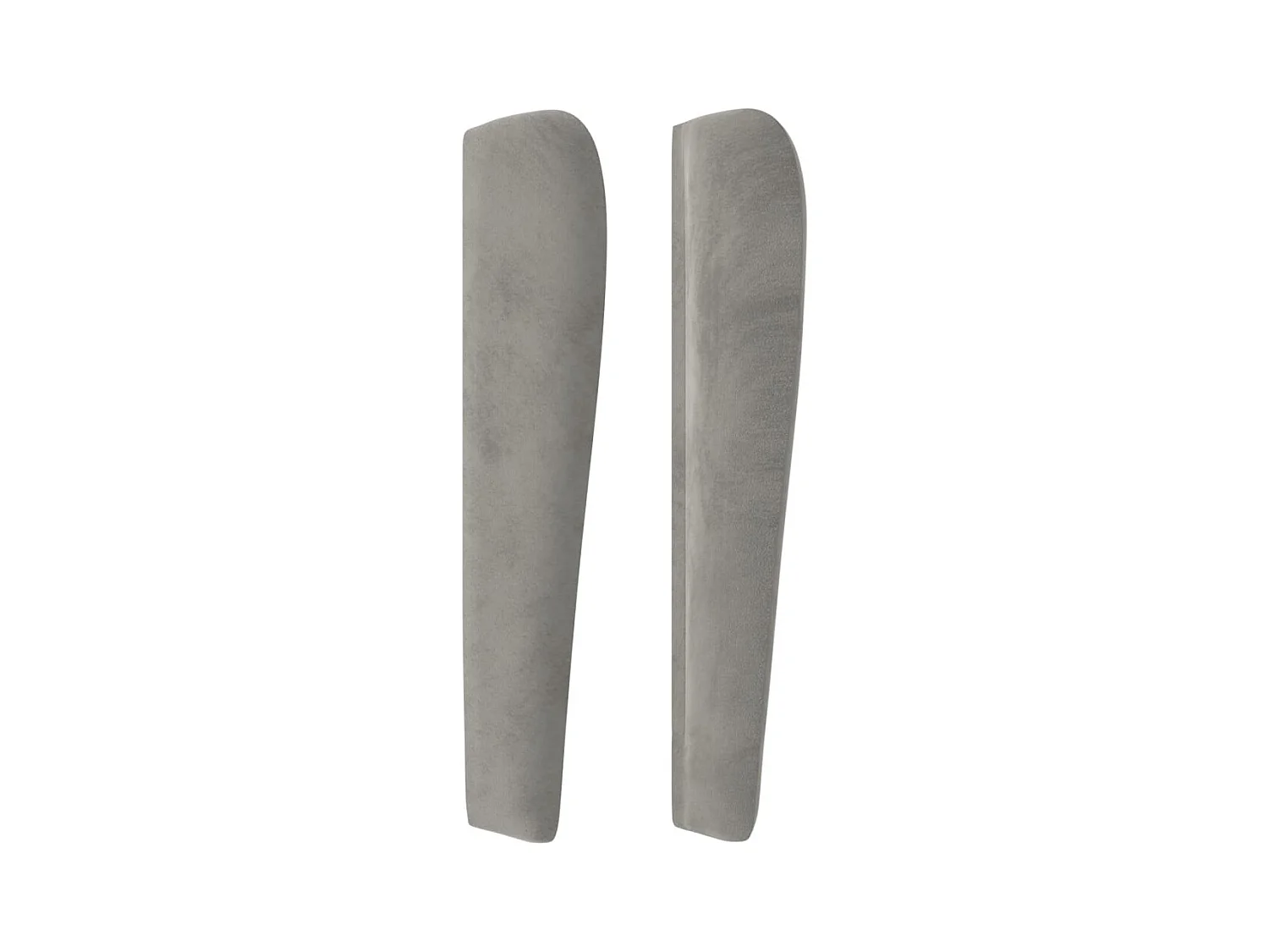 Tête de lit accessoire tissu grise 93 x 23 x 128 cm TDL0205089