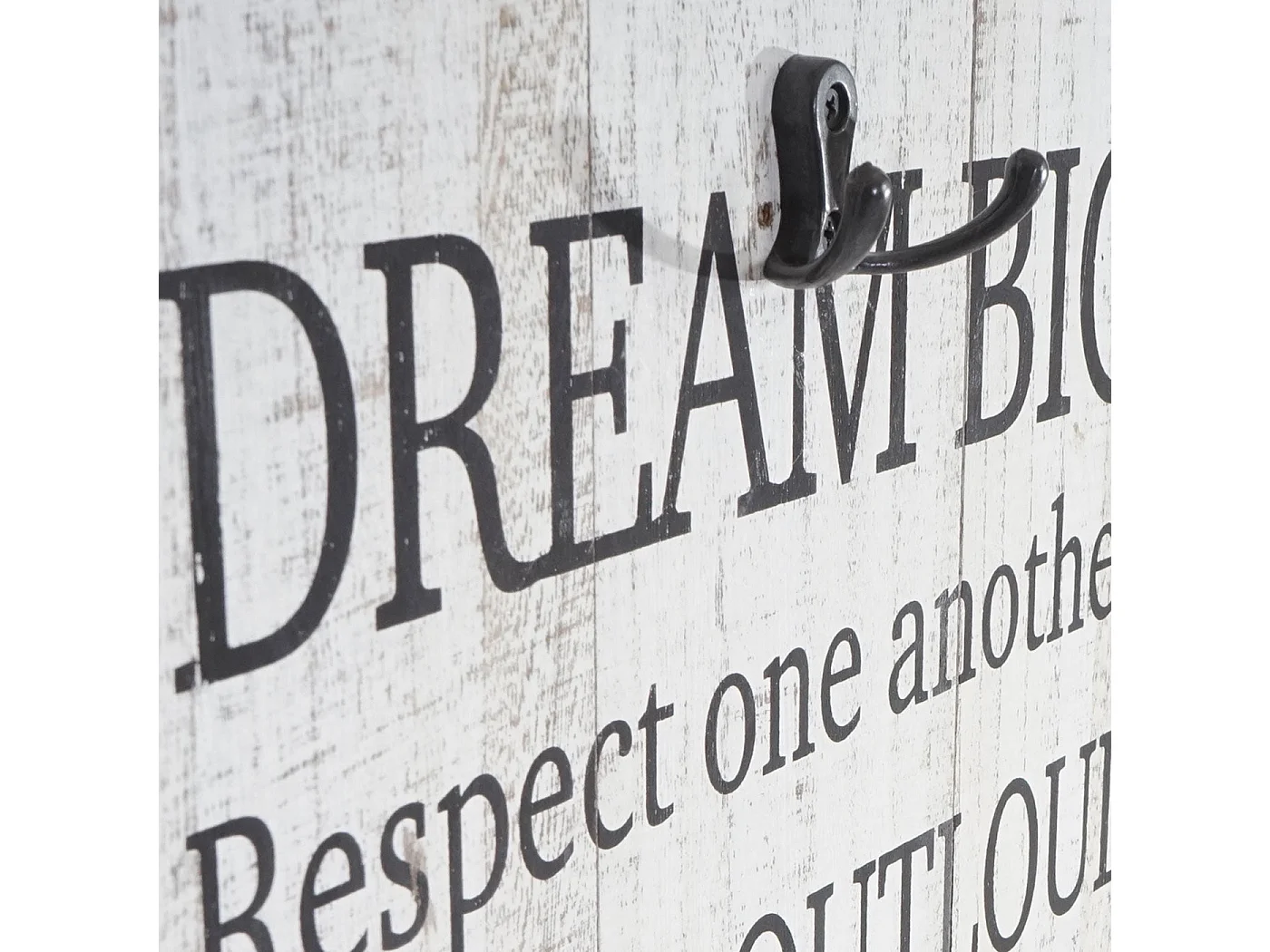 Porte-manteau mural Family Rules 31 x 10 x 76 cm 04_0003797