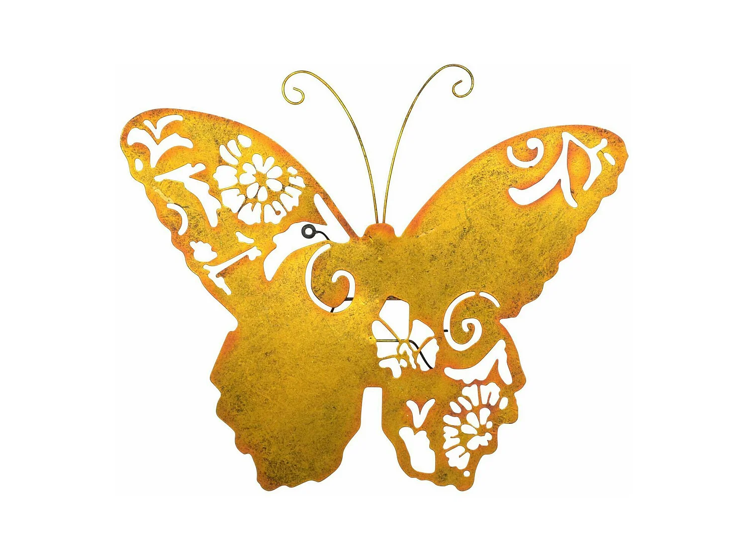 Décoration murale à suspendre métal argentée 59 x 59 x 50 cm DEC05111