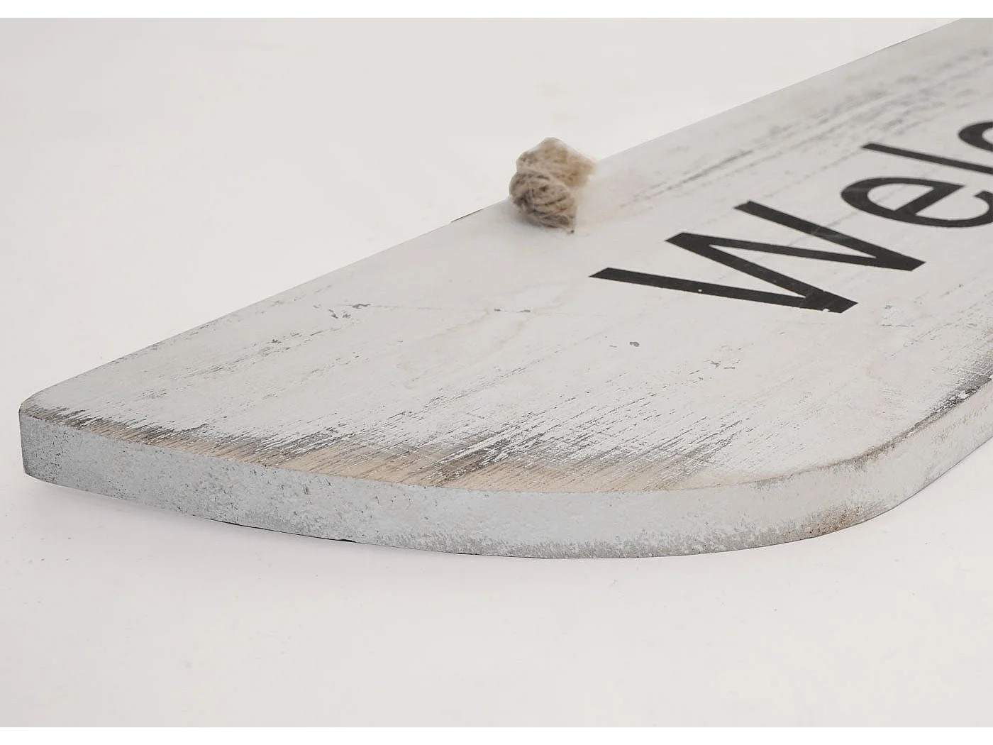 Plaque murale panneau décoratif bois blanche 43 x 1 x 10.5 cm 04_0004869