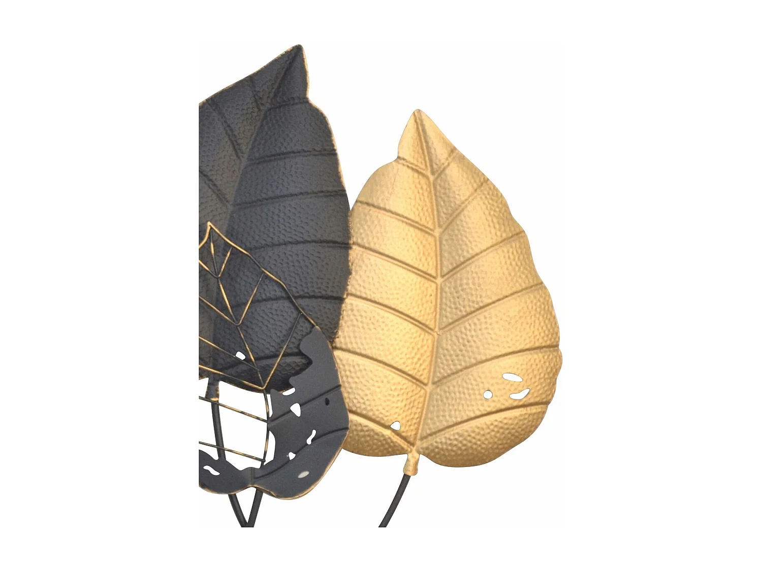 Décoration murale à suspendre métal argentée 120 x 5 x 66 cm DEC05060